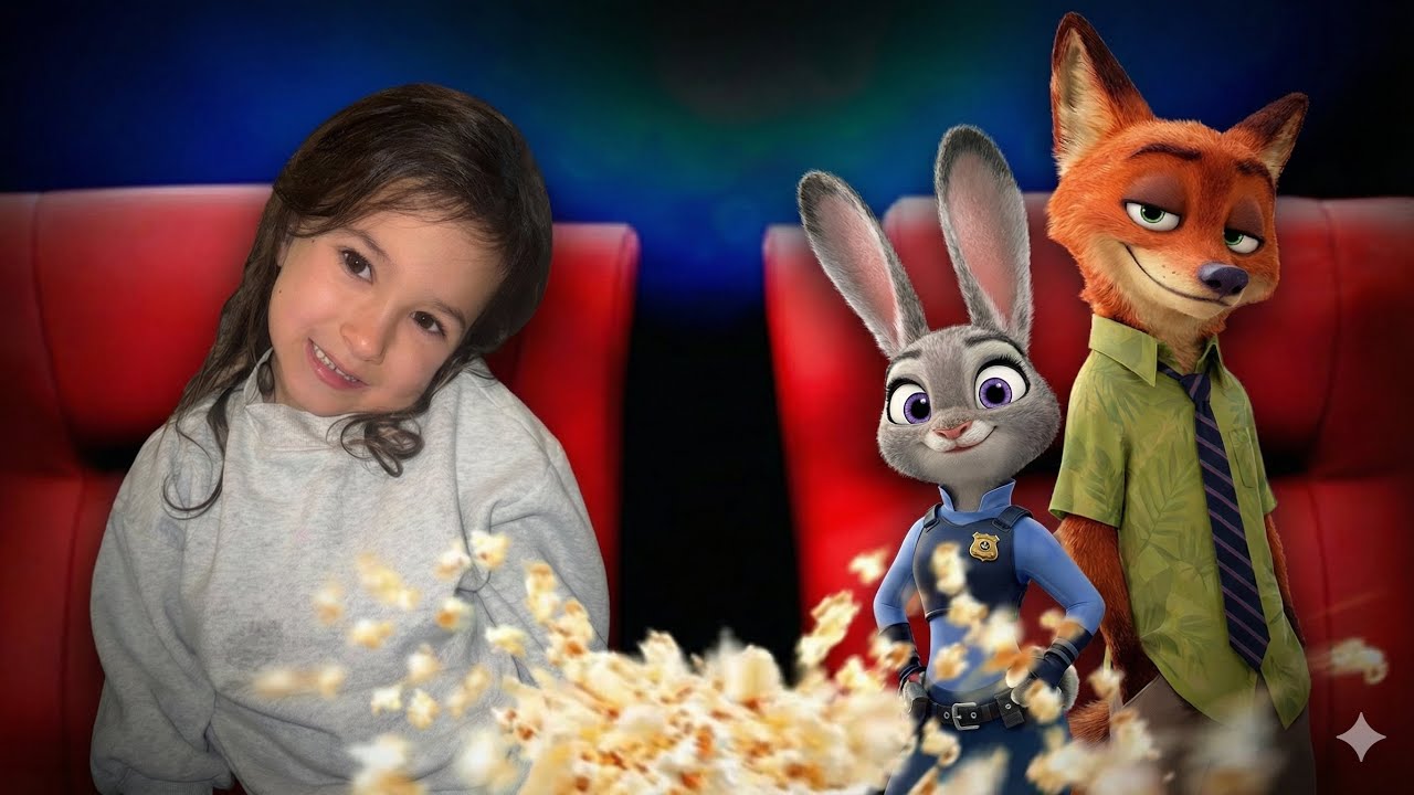 We went to ZOOTOPiA MOViE!? Daddy Daughter date at the Movie Theatre!