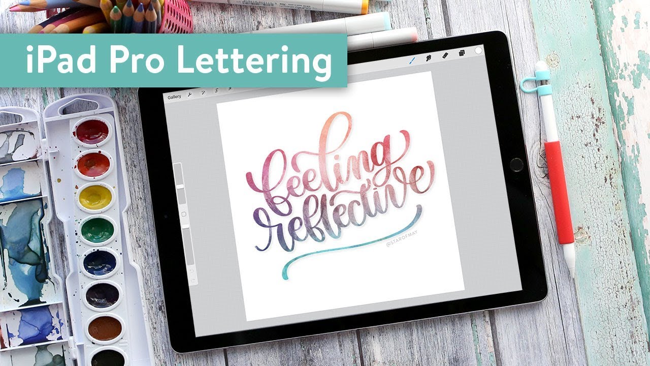iPad Pro Lettering in Procreate