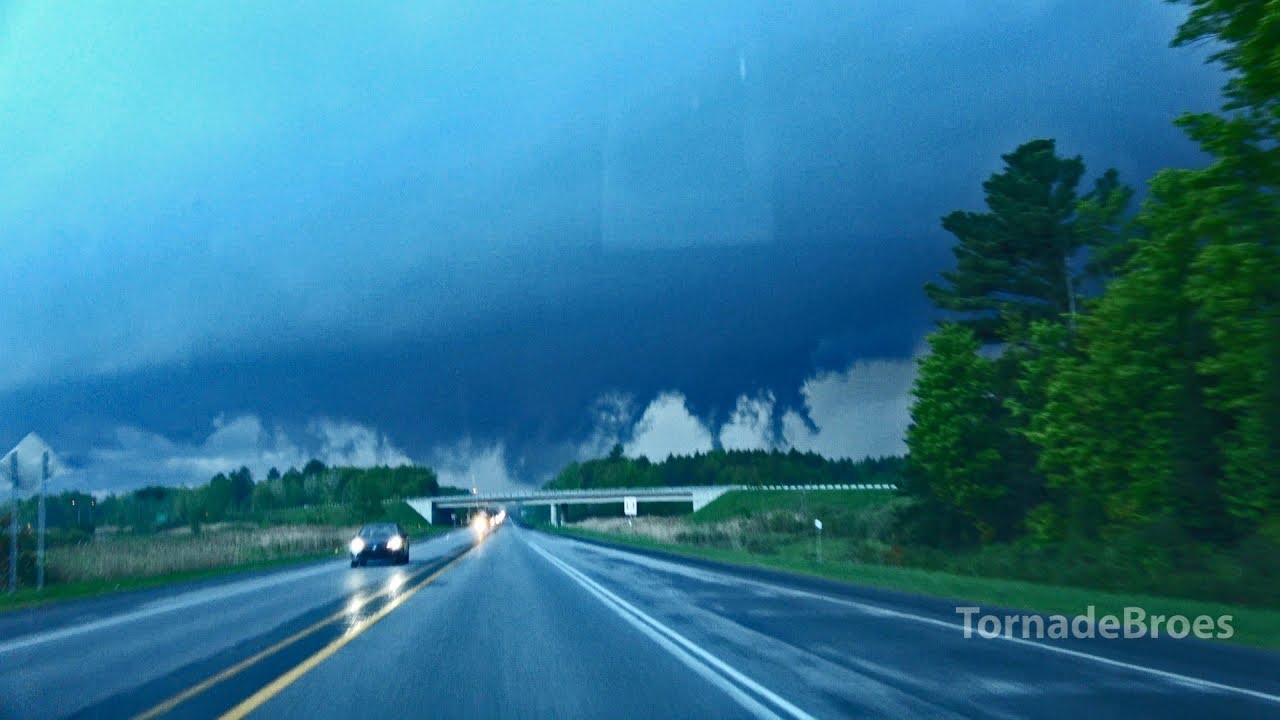 Orage violent à Mirabel, Québec, le 2 juin 2019
