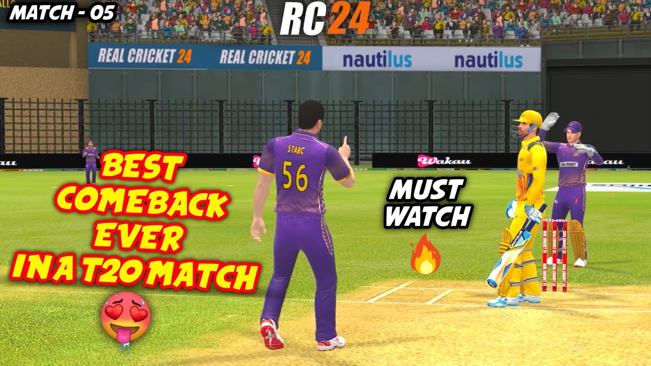 🥵 BEST COMEBACK EVER IN A T20 MATCH 🔥RCPL 2024