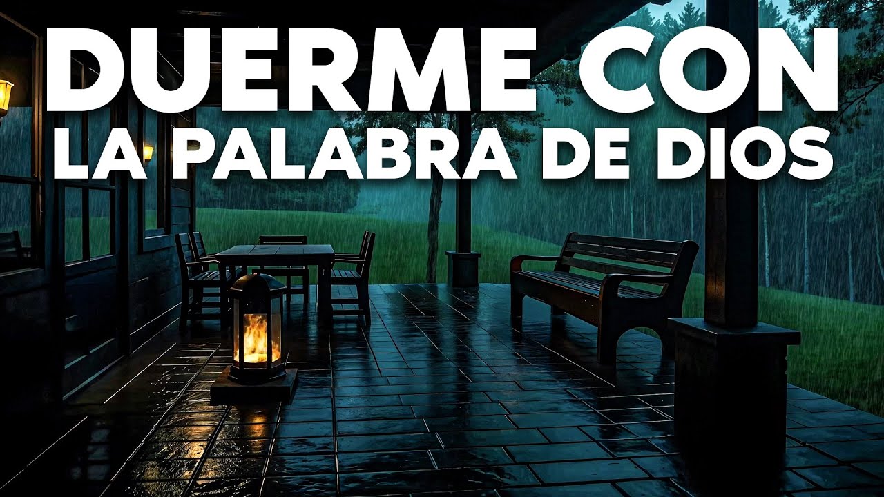 DUERME ESCUCHANDO LA PALABRA DE DIOS | Biblia Hablada | Lluvia suave