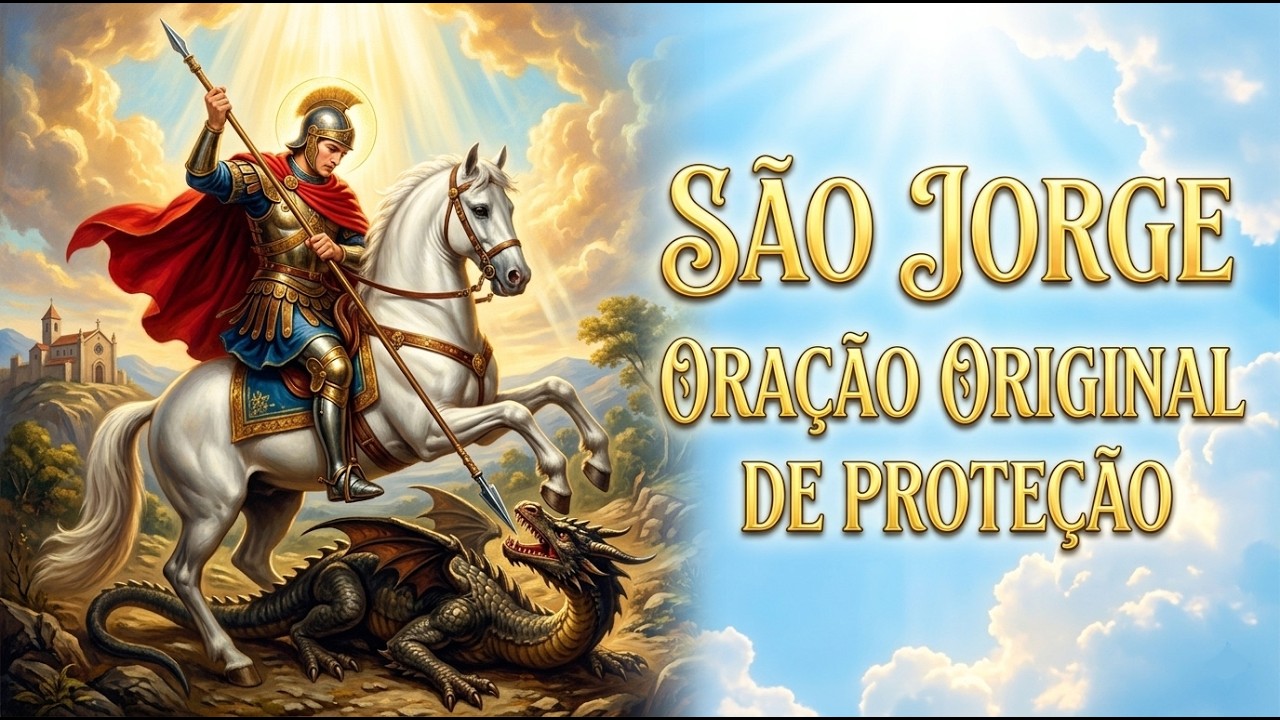 REZE ISSO HOJE! A Oração Original de São Jorge para proteção contra o mal e inimigos🛡️