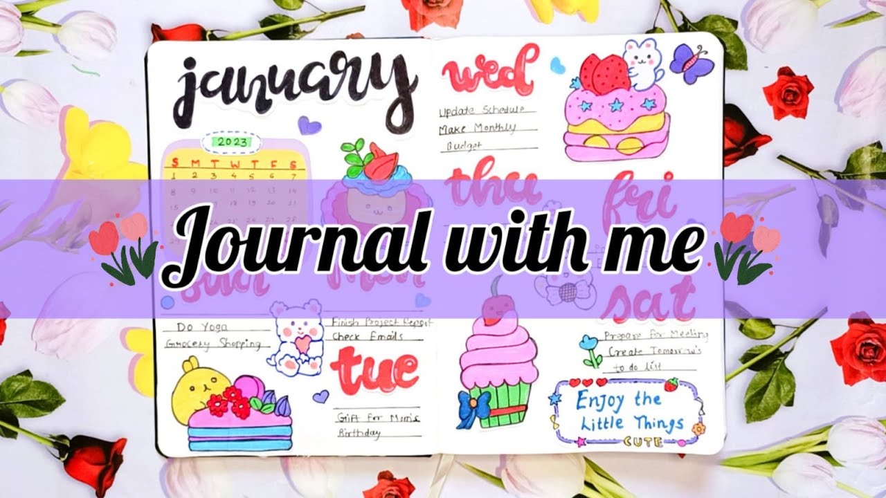 Bullet Journal ( Sweet Dessert Theme ) / Journal with me