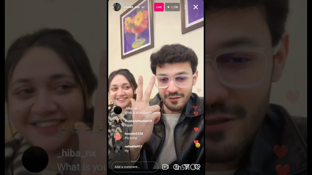 EMAN n aon Instagram live
