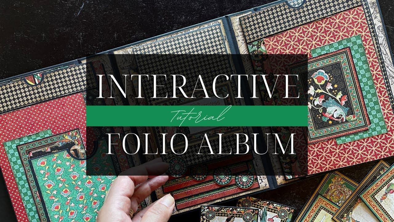 Interactive Folio Album - Enchanted Forest - Graphic 45 Album Kit Vol 05