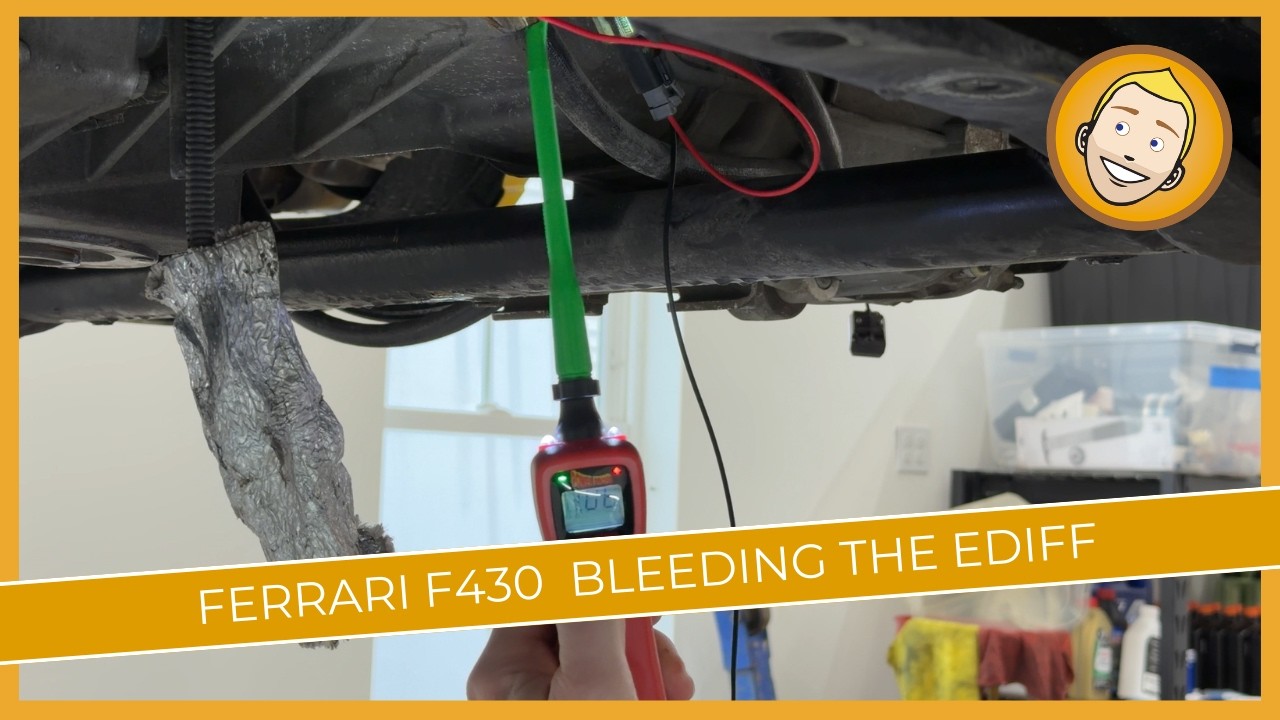 Ручная замена Ferrari F430 (Часть 15) Прокачка EDiff
