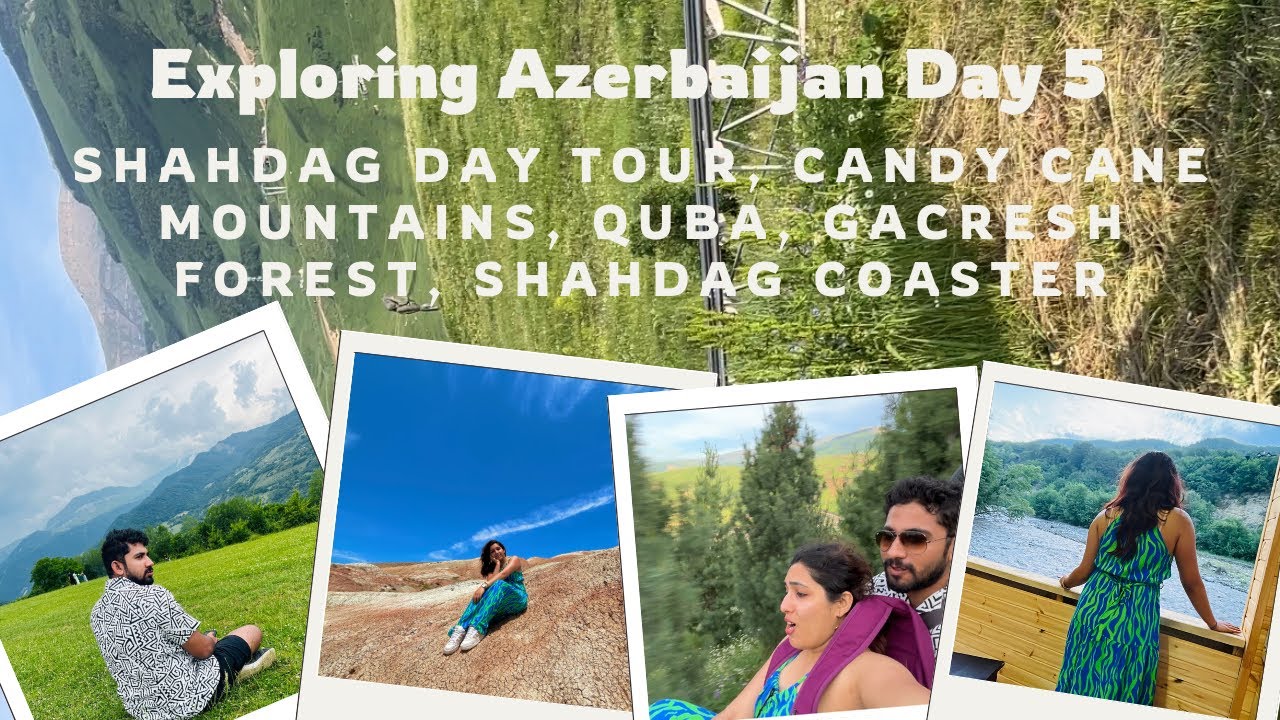 Shahdag Day trip | Candy cane mountains, Quba, Gacresh forest and Mountain coaster | Azerbaijan Ep 5