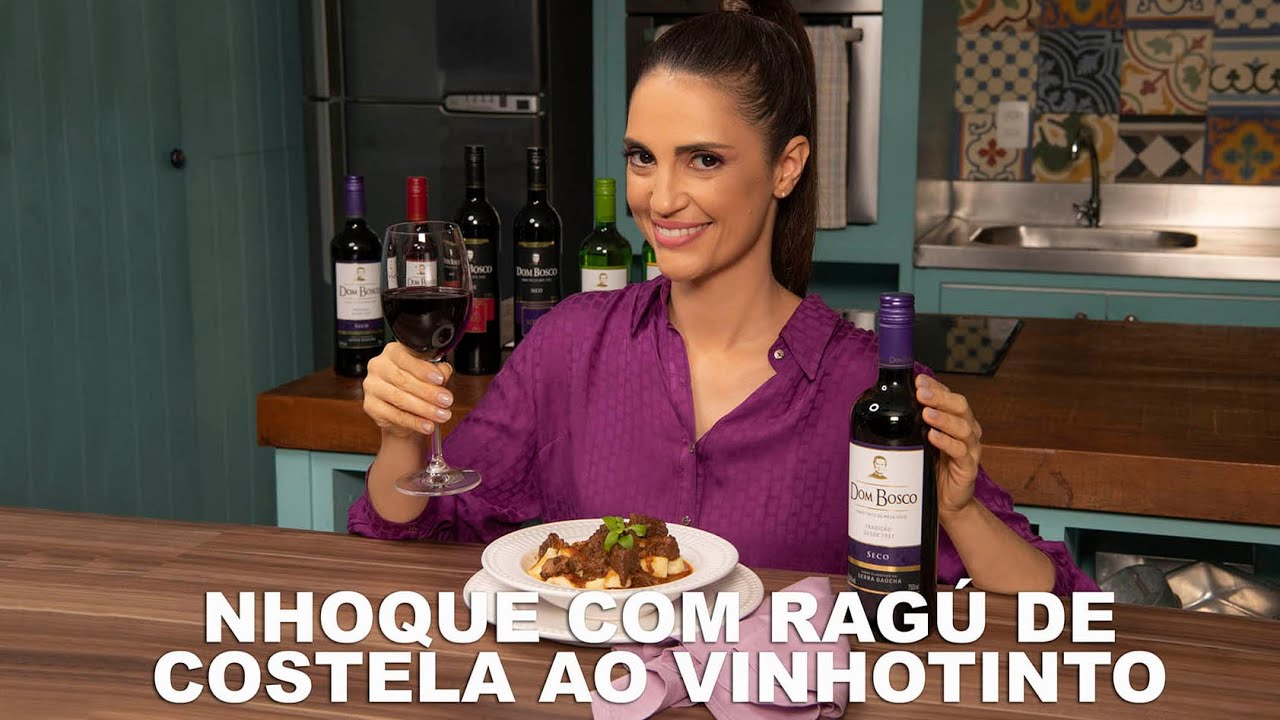Receita de Nhoque com Ragu de Costela ao Vinho Tinto