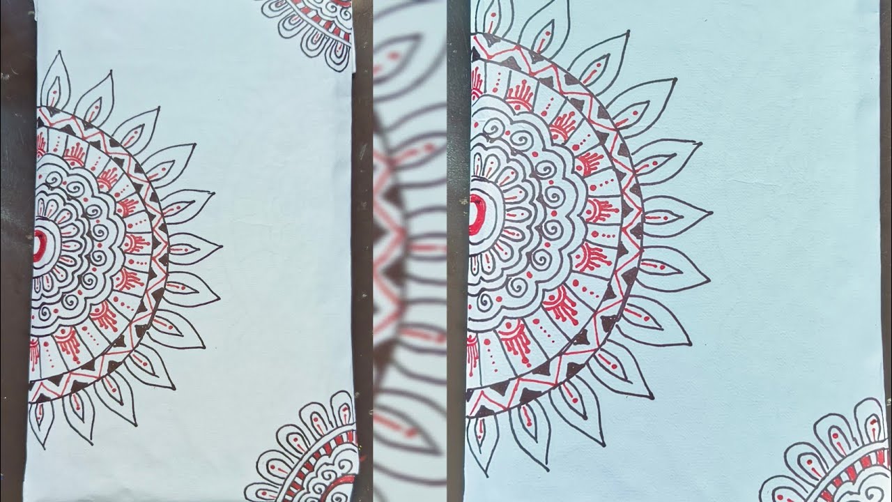 Mandala art making full tutorial | easy manadala art making ideas | cardboard home decor 