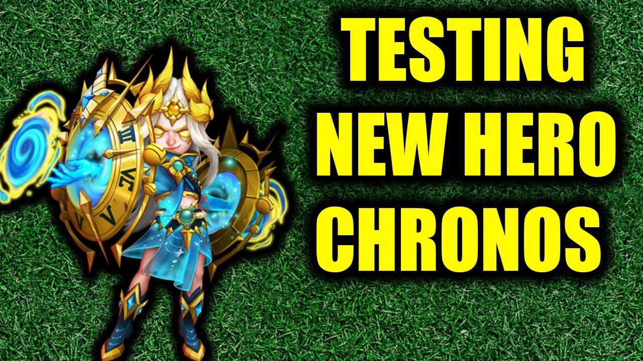 TESTING NEW HERO CHRONOS🔥CASTLE CLASH