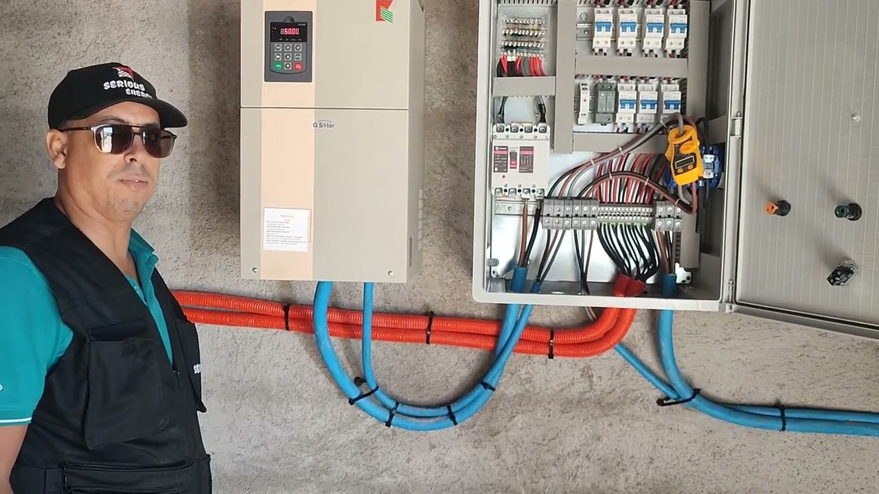 الطاقة الشمسية اجي دخل تشوف الجديد مضخة غاطسة 50 حصان panneaux LONGI HIMO X6 MAX 2024-2025