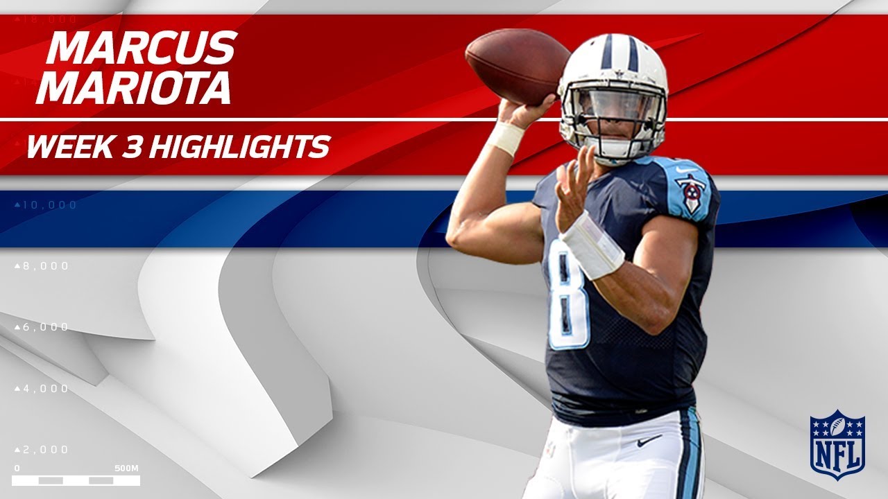 Marcus Mariota Highlights vs. Seattle | Seahawks vs. Titans | Wk 3 Player Highlights
