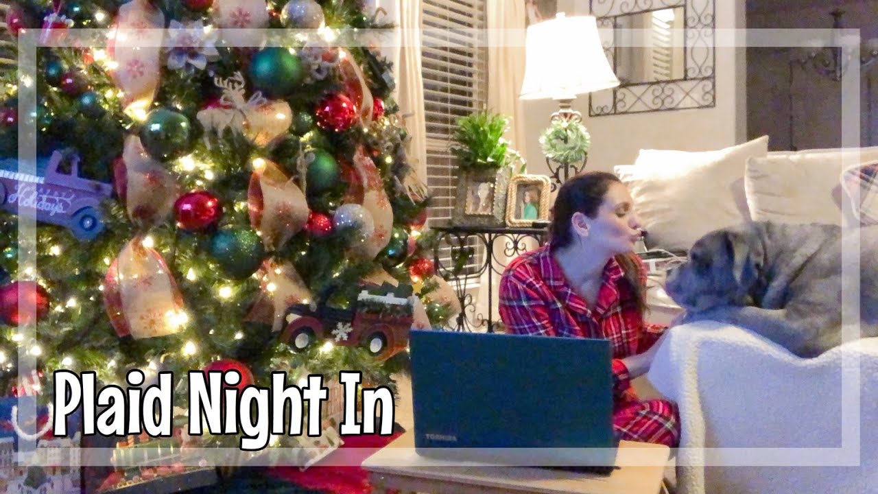 PLAID NIGHT IN + DOLLAR TREE DIY | PLAID WEEK DAY 7
