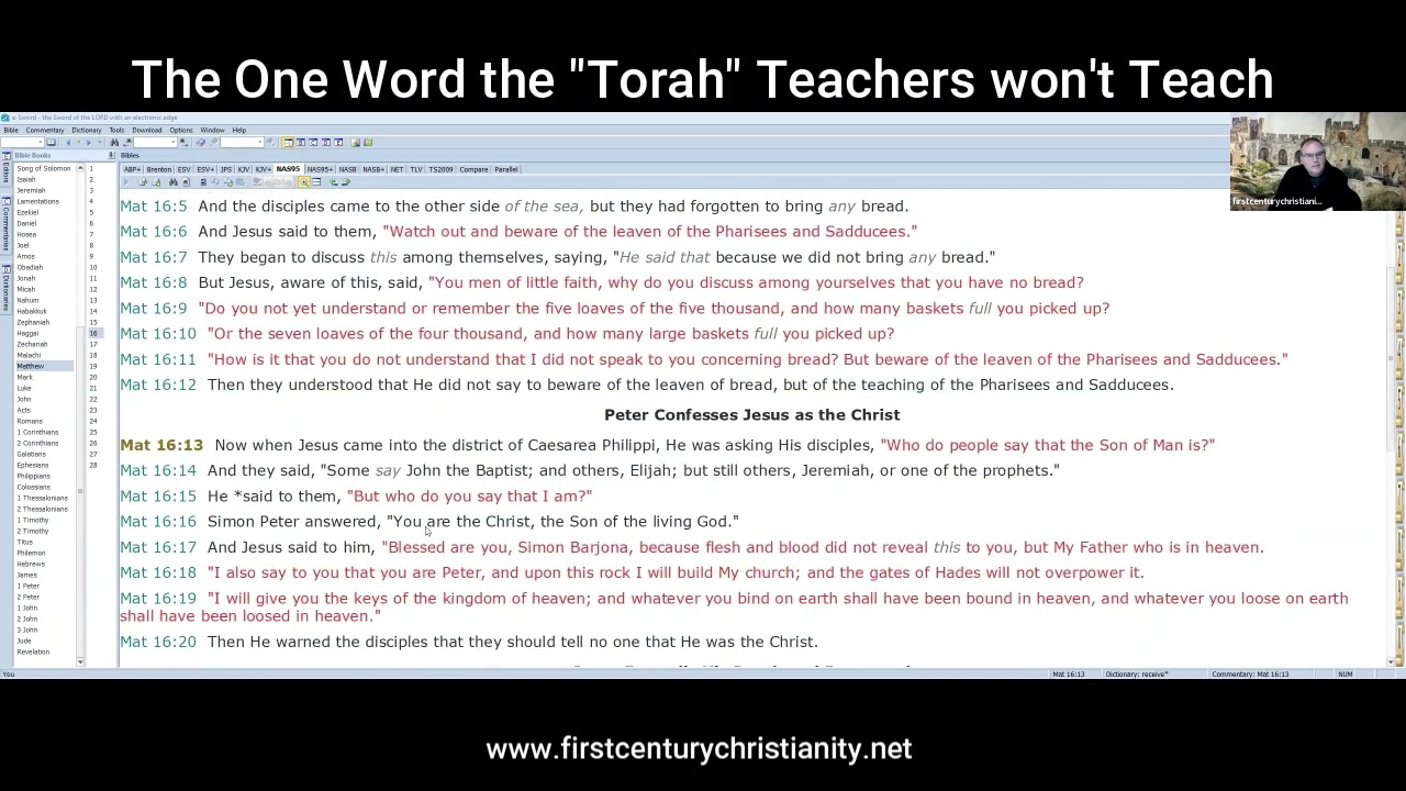 The One Word the Torah Teachers won't Teach