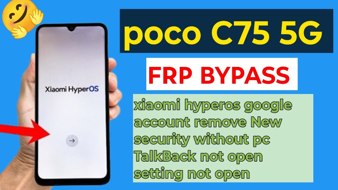 Poco C75 5g Frp Bypass Without Pc | Poco C75 5G Gmail Lock Remove,Poco C75 5G Google Account Bypass