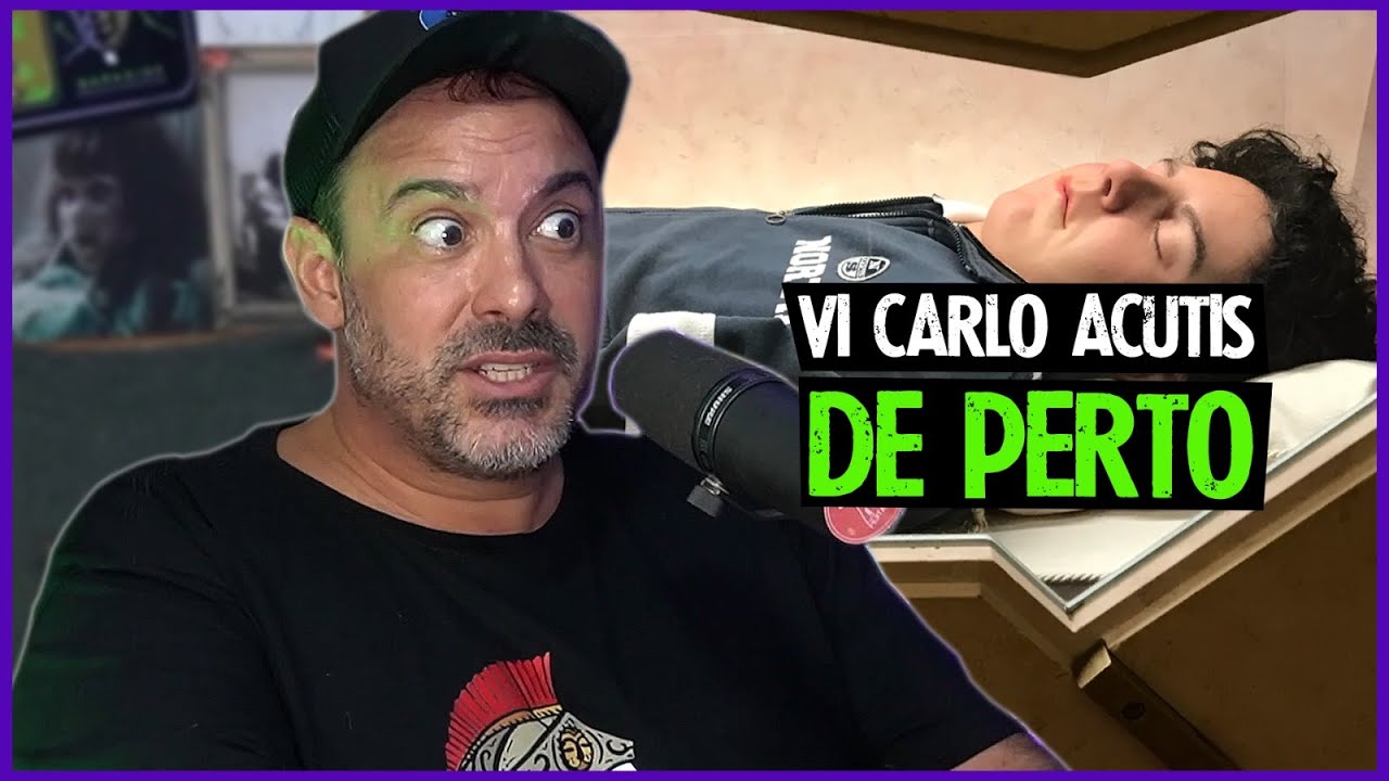 O CORP0 do jovem CARLO ACUTIS exposto em uma igreja na Itália