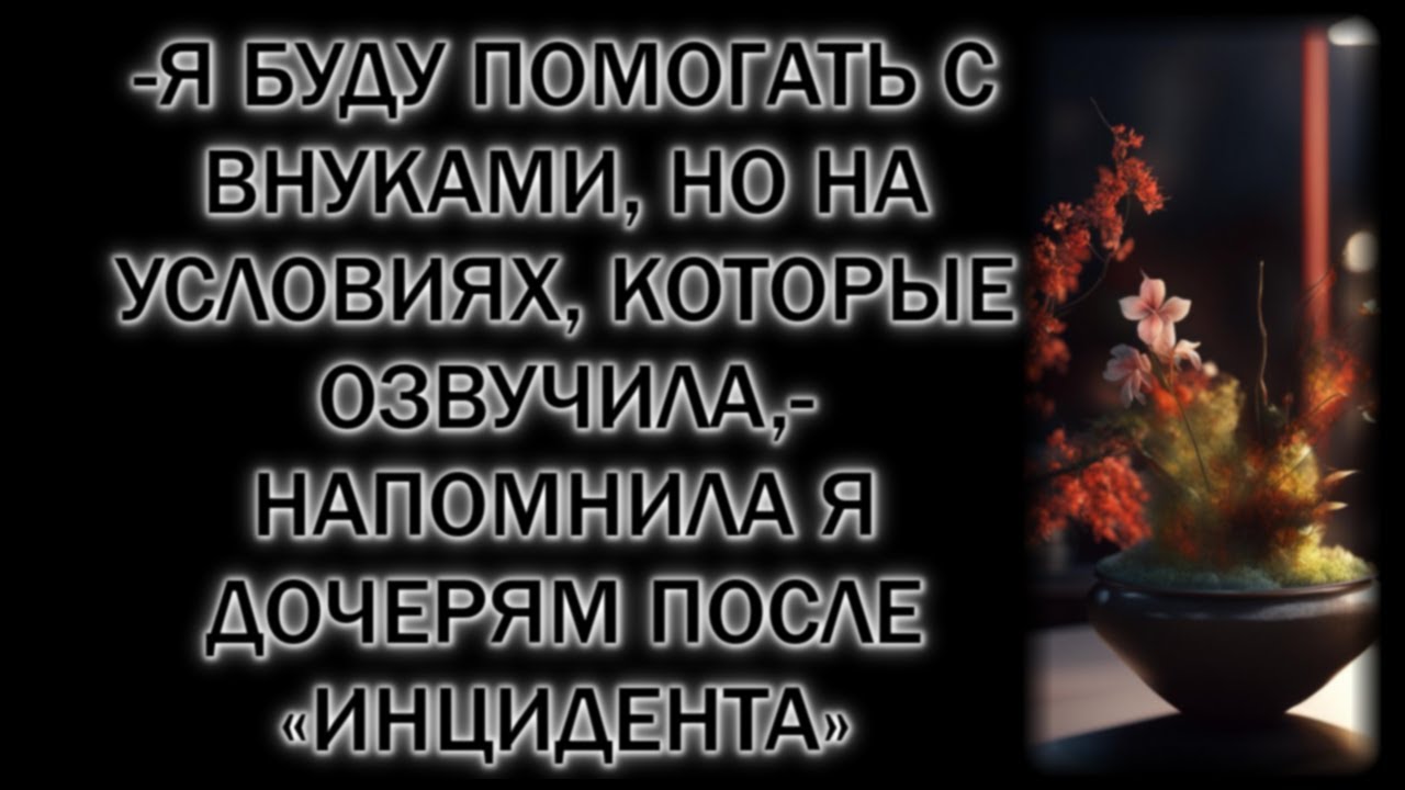 -Я буду помогать с внуками, но на условиях, которые озвучила,- напомнила я дочерям после «инцидента»