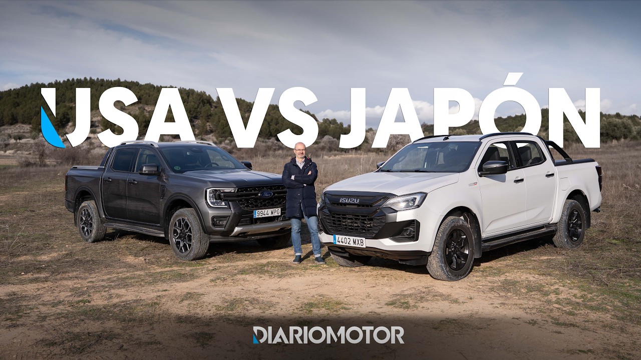 Comparativa 4x4 ¡al límite! Ford Ranger vs. Isuzu D-MAX | Prueba | Review en español | Diariomotor