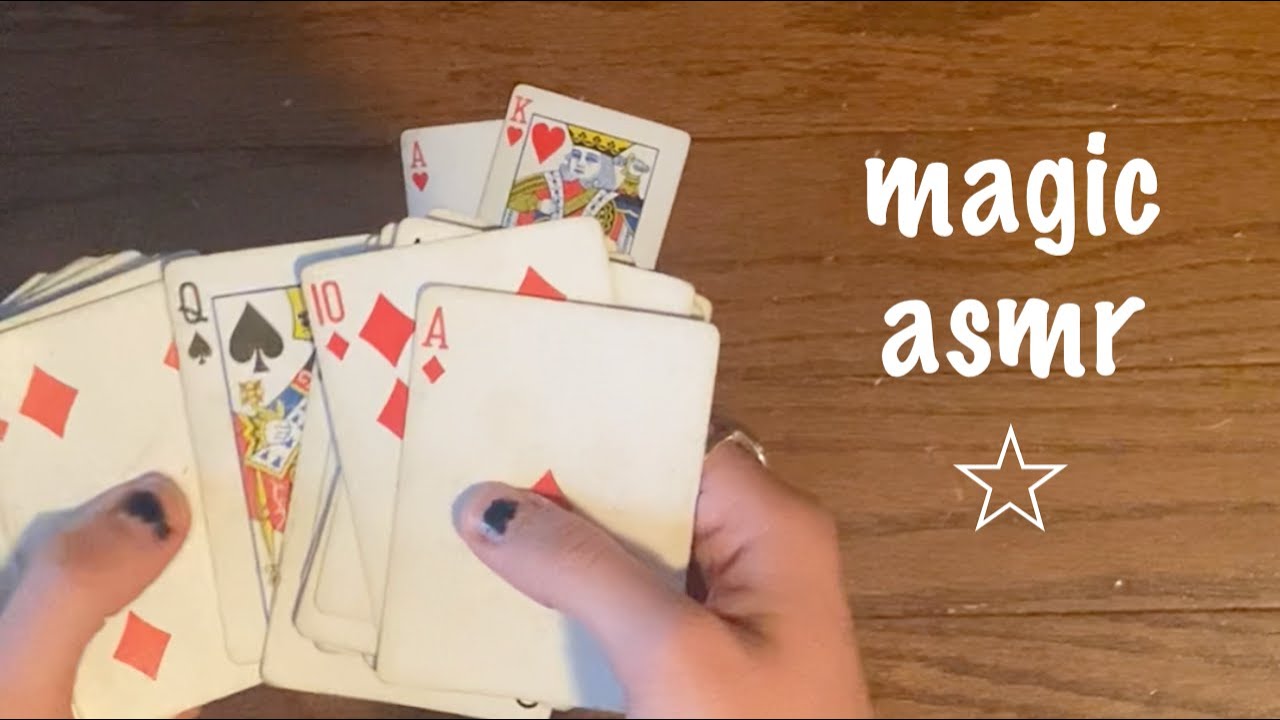 ASMR card magic (I learned this at 3am and it shows)