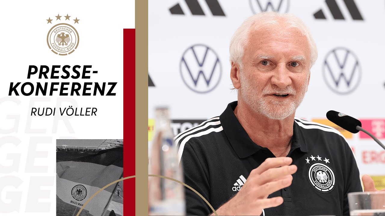 🎙️ Pressekonferenz der Nationalmannschaft mit Rudi Völler