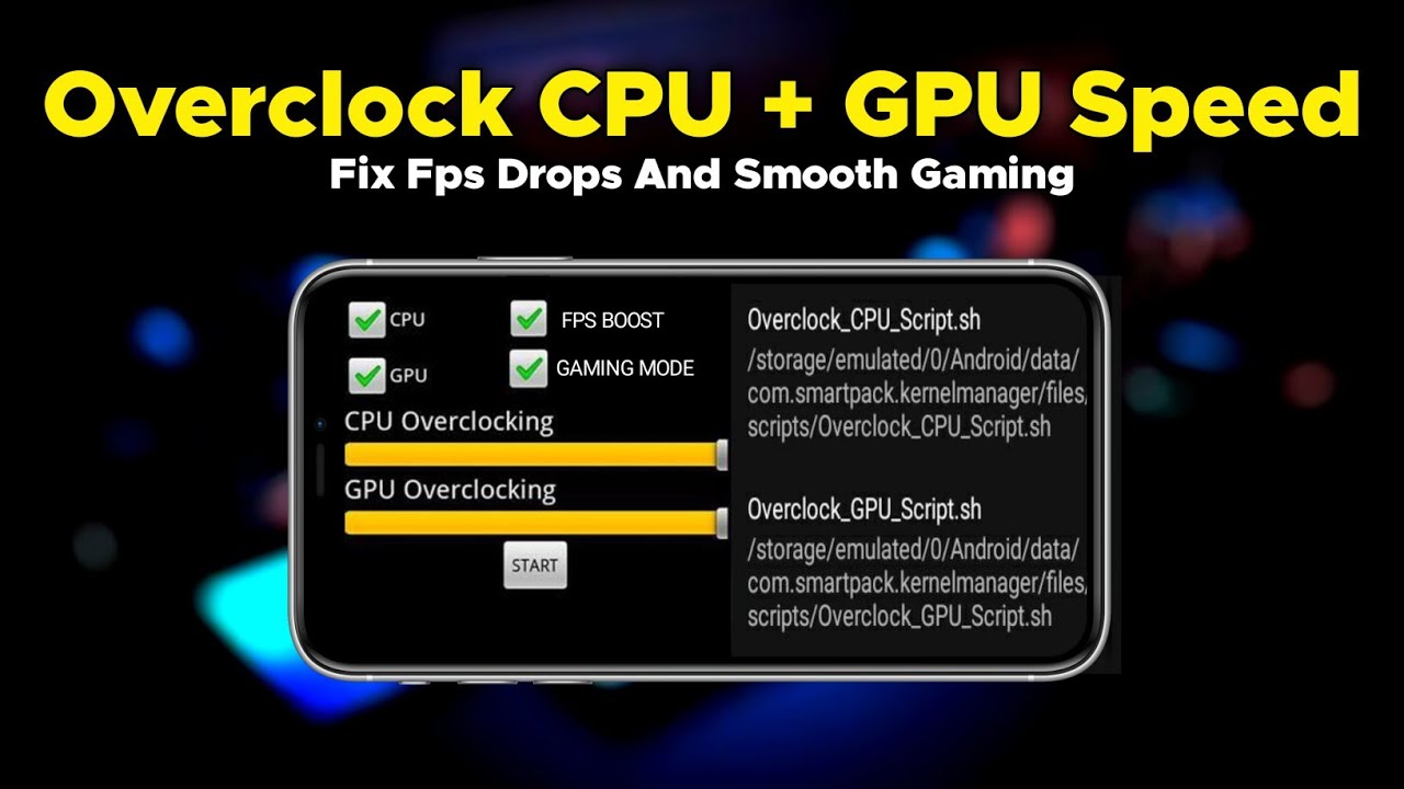 Overclock Android For Gaming | Overclock CPU/GPU In Any Android | No Root