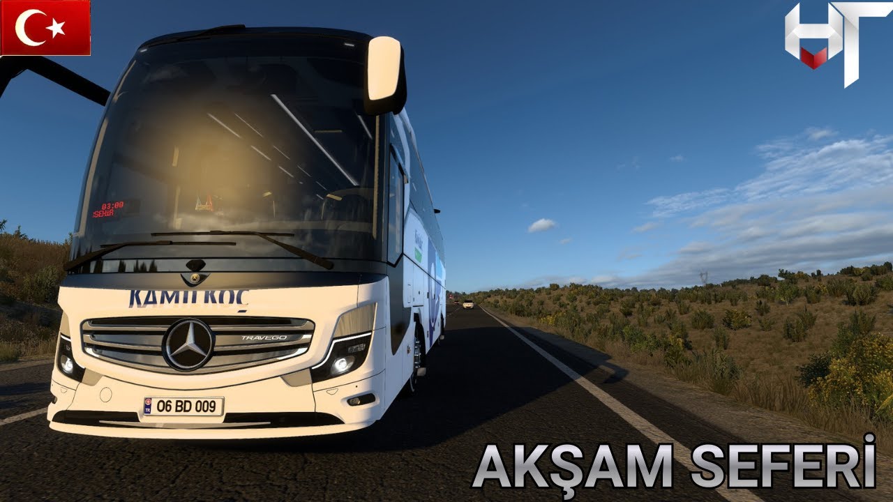 ETS2 Travego | Gün Batımında Uzun Yol