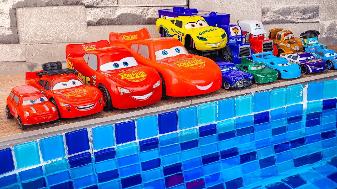 Disney Pixar Cars Unboxing Review | Lightning McQueen, Tow Mater, Doc Hudson, Sally Carrera, Cruz