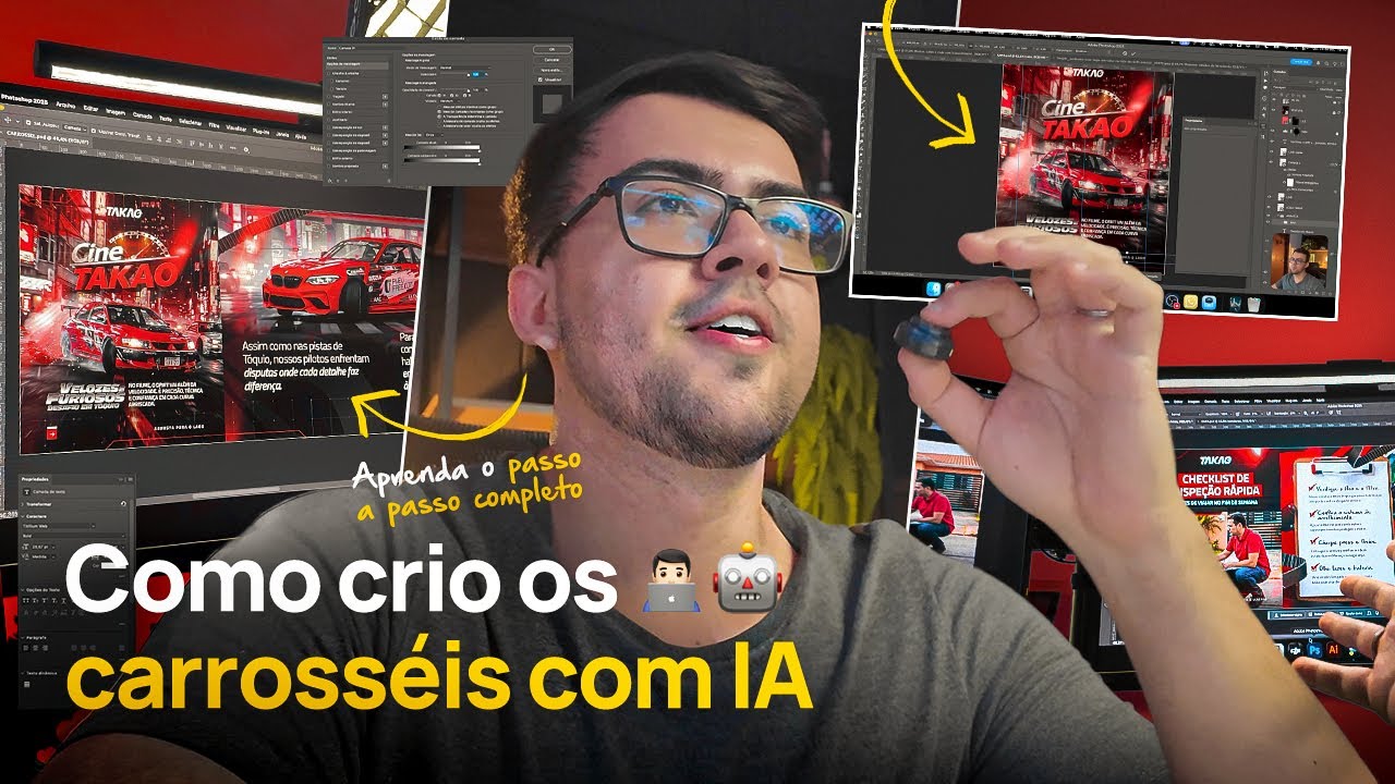 Criando carrosséis para os meus clientes com IA (passo a passo) | Rotina como Designer