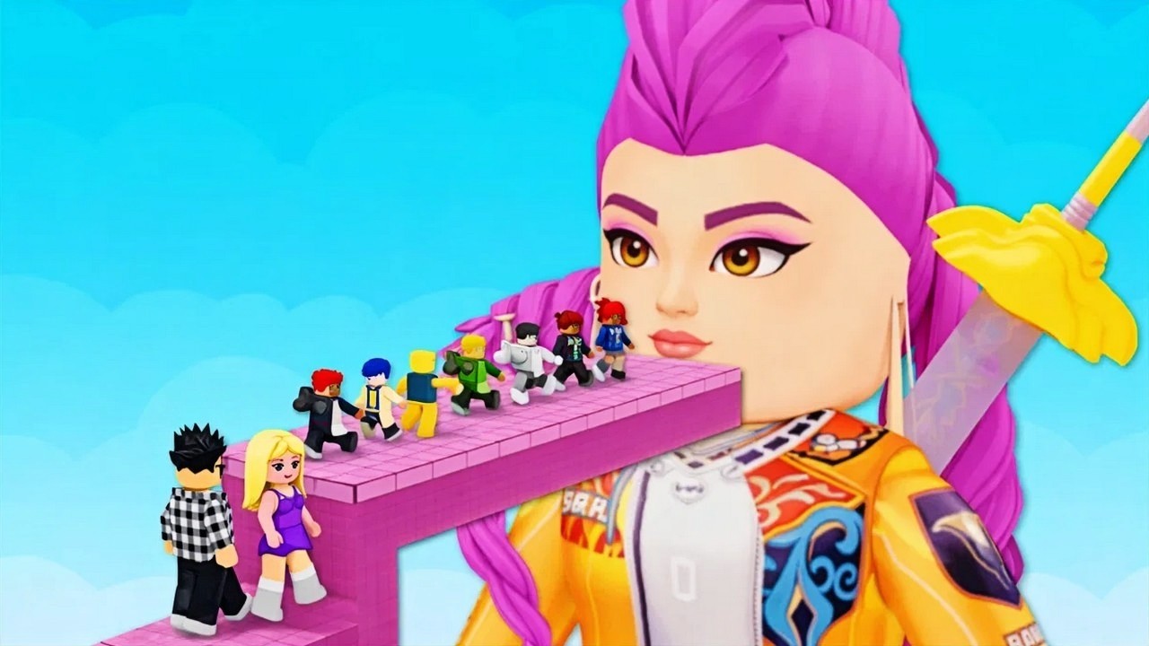 100 PERSONNES ENTRENT DANS LE CORPS DES KPOP DEMONS HUNTERS SUR ROBLOX !