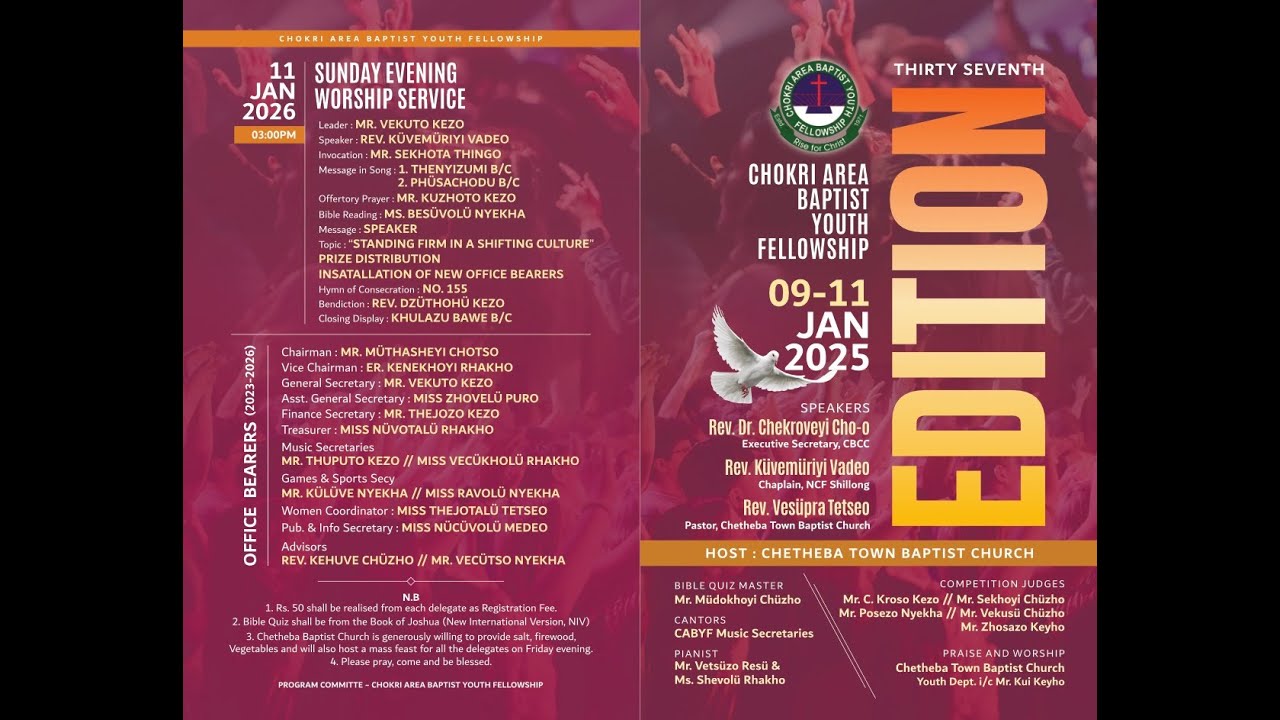 Chokri Area Baptist Youth Fellowship Day-3