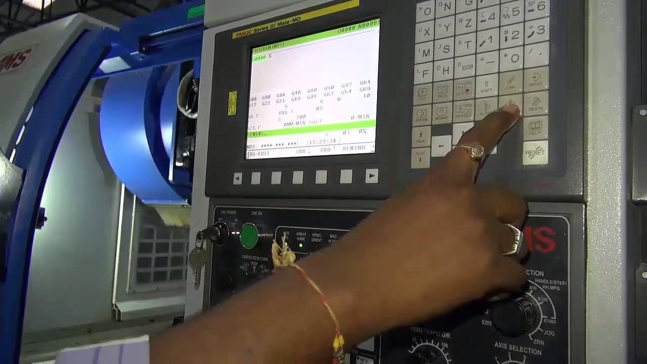 CNC Milling Operation Process in English by Centurion University, Odisha