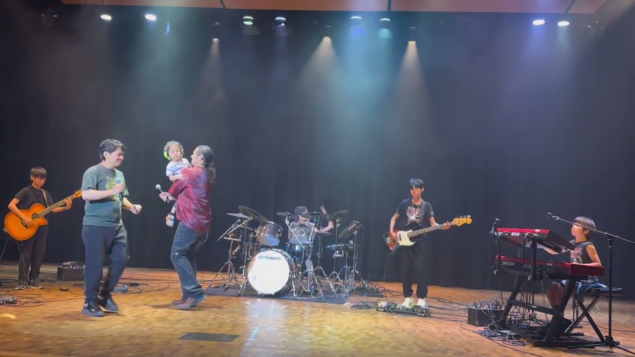 “The Nights” – Performed by My Band with Our Hollywood Music Mentor and My Dad