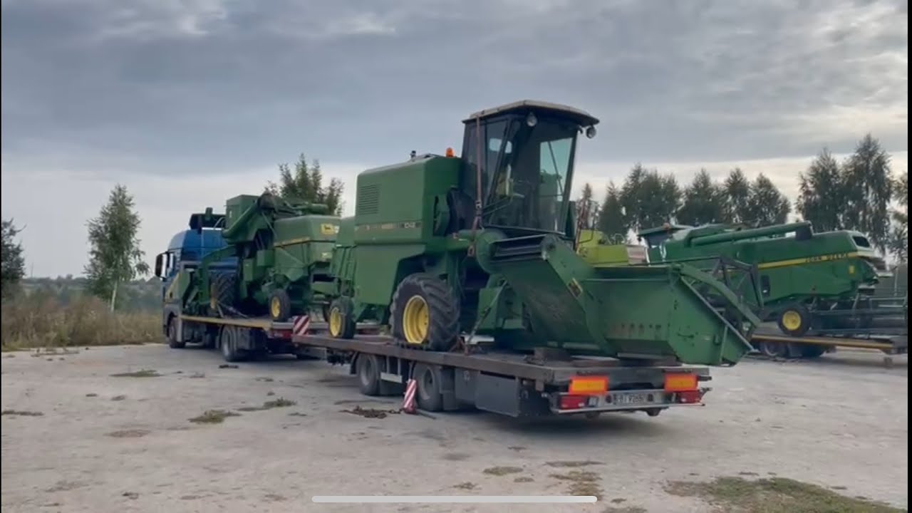 Приїхали 4 комбайни з Німеччини 🇩🇪| John Deere 1042| 932| 1158| claas dominator 48 | Огляд JD 1072❗️