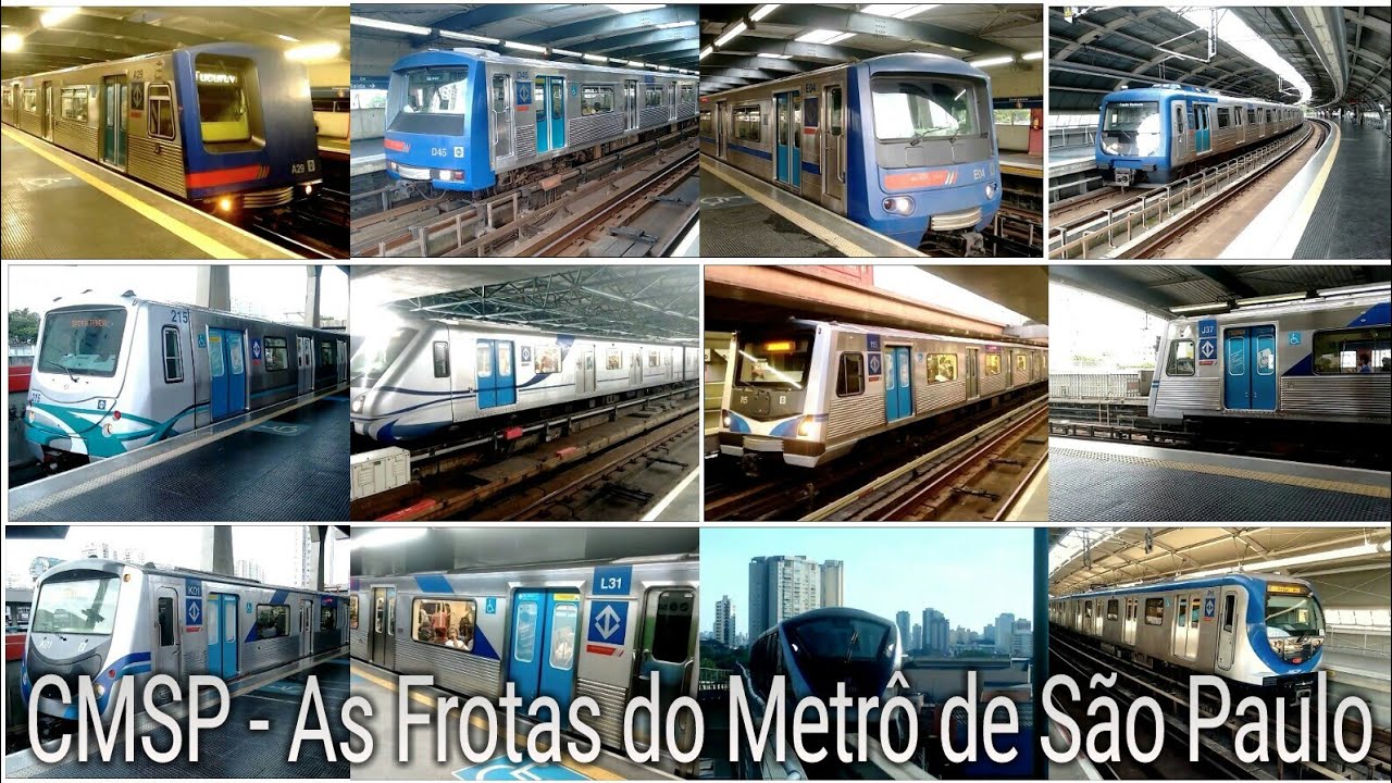 CMSP - As Frotas do Metrô de São Paulo