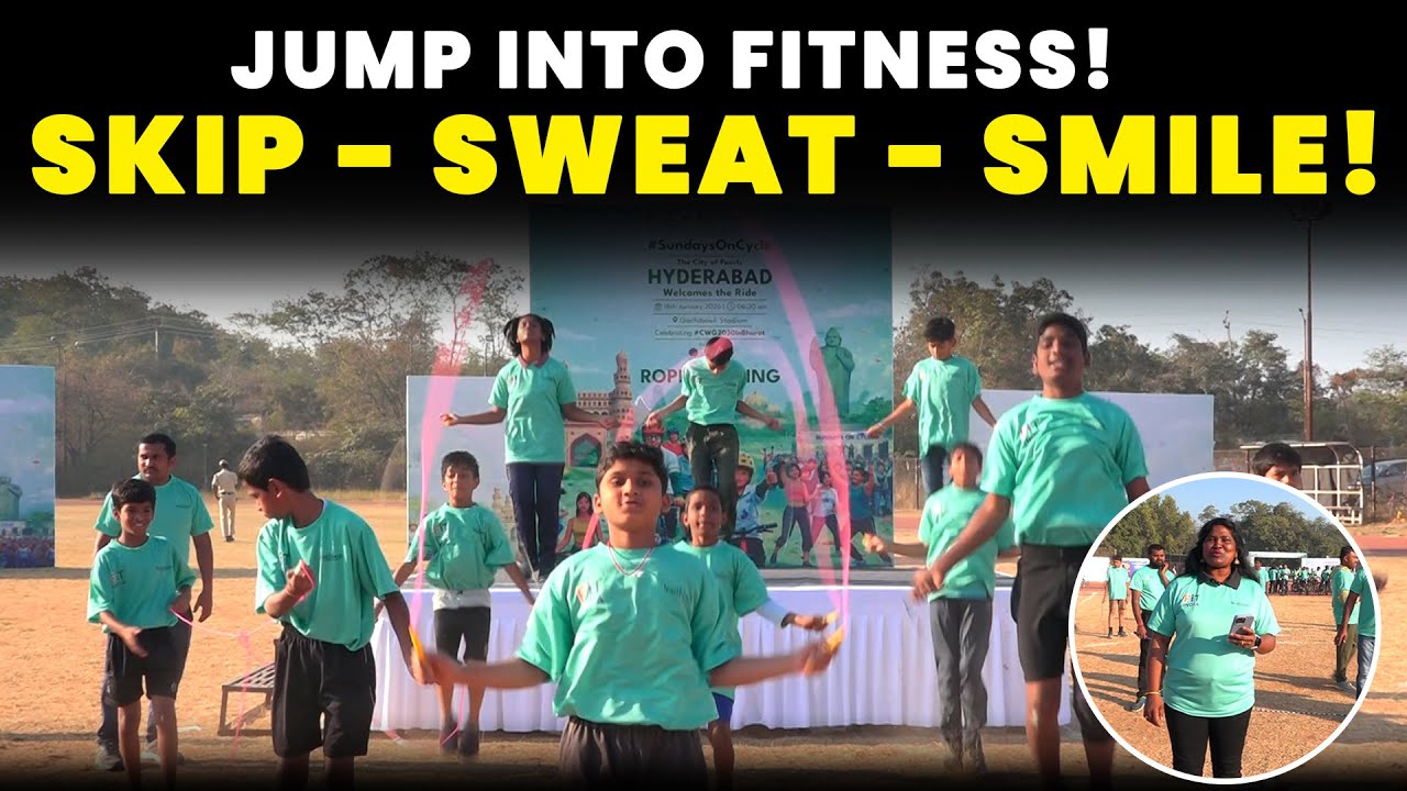 Rope Skipping Fitness Activity | Sundays On Cycle Hyderabad