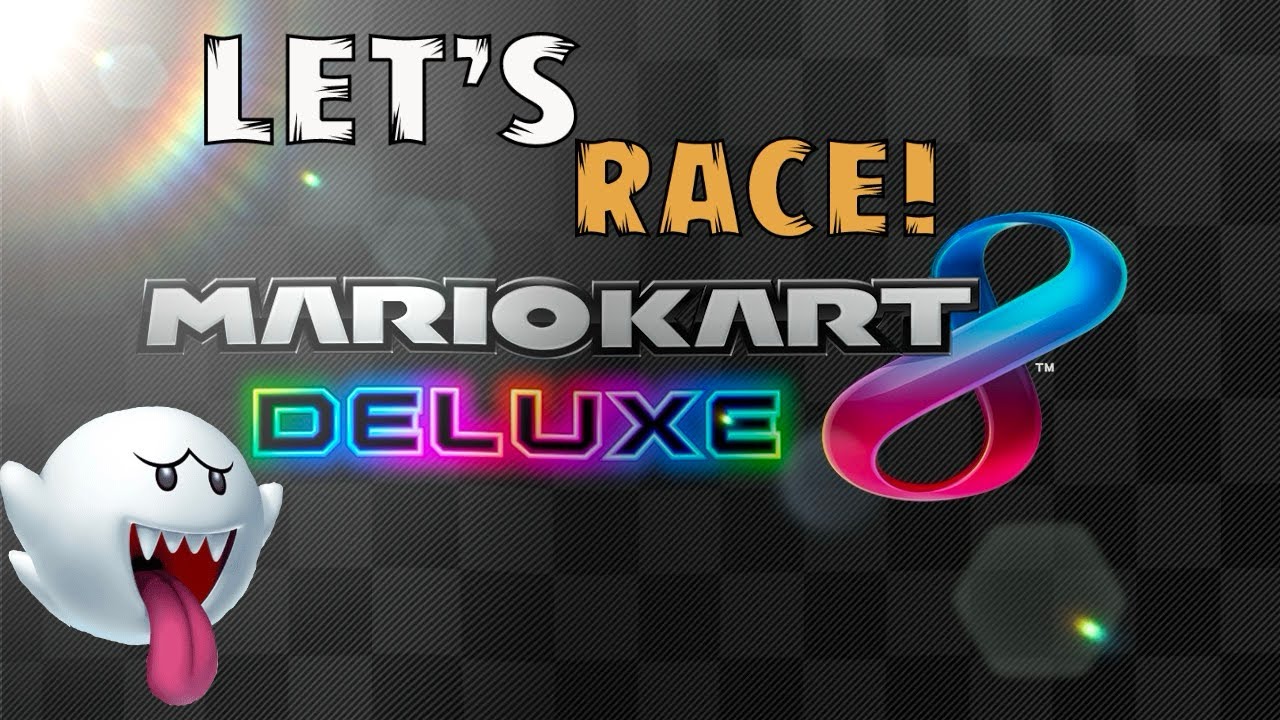 Mario Kart 8 Racing as King Boo