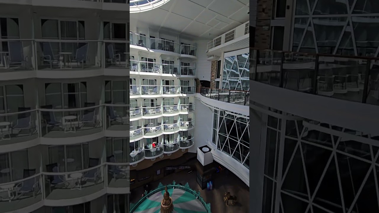 View from our balcony on Utopia of the Seas #boardwalk #royalcaribbean #cruise #vacation #weekend