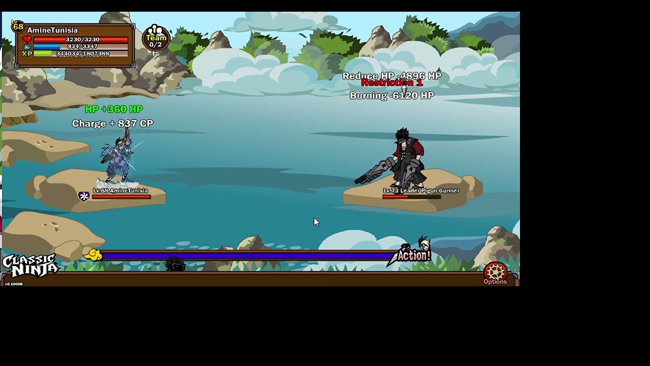 Classic Ninja - Monster hunter showing whos the BOSS
