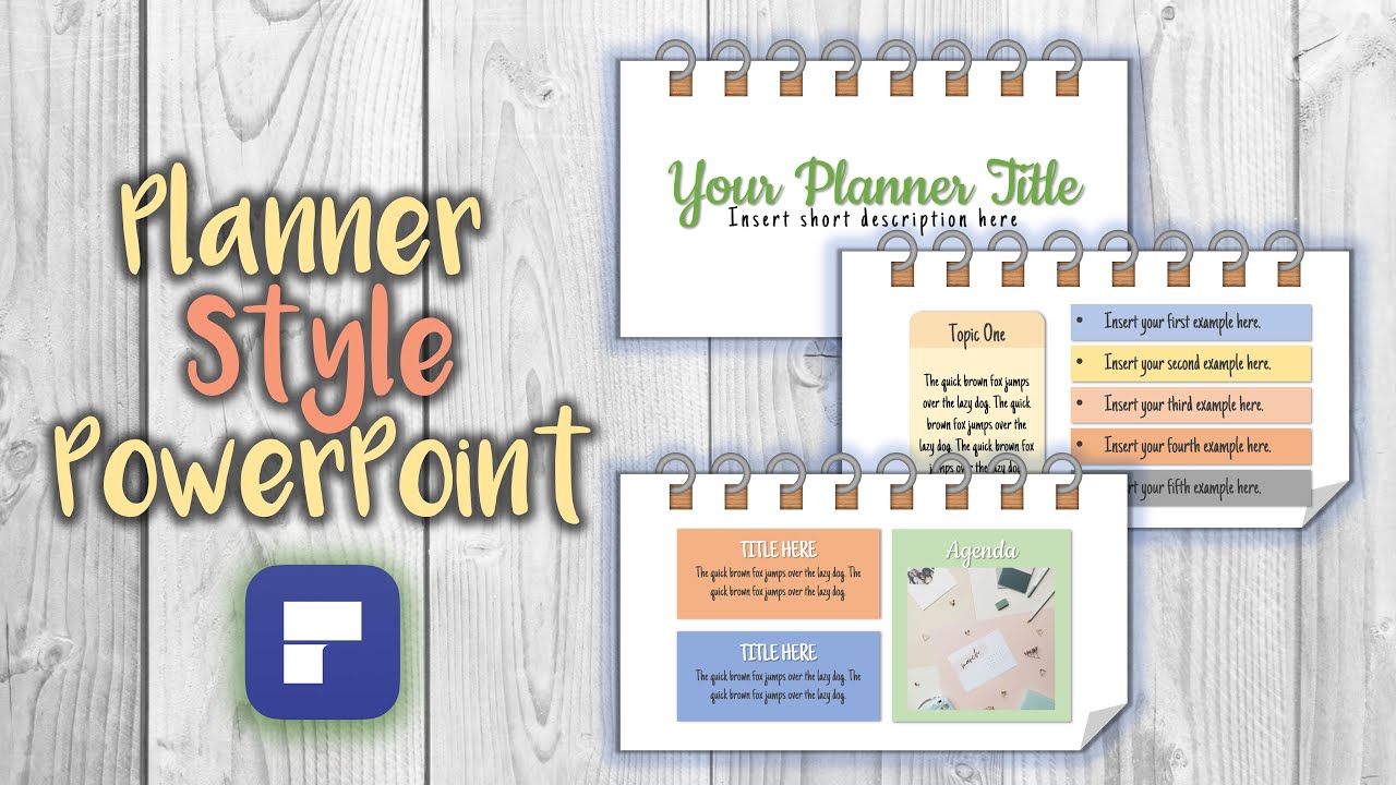 How to Make Planner Style Presentation in PowerPoint