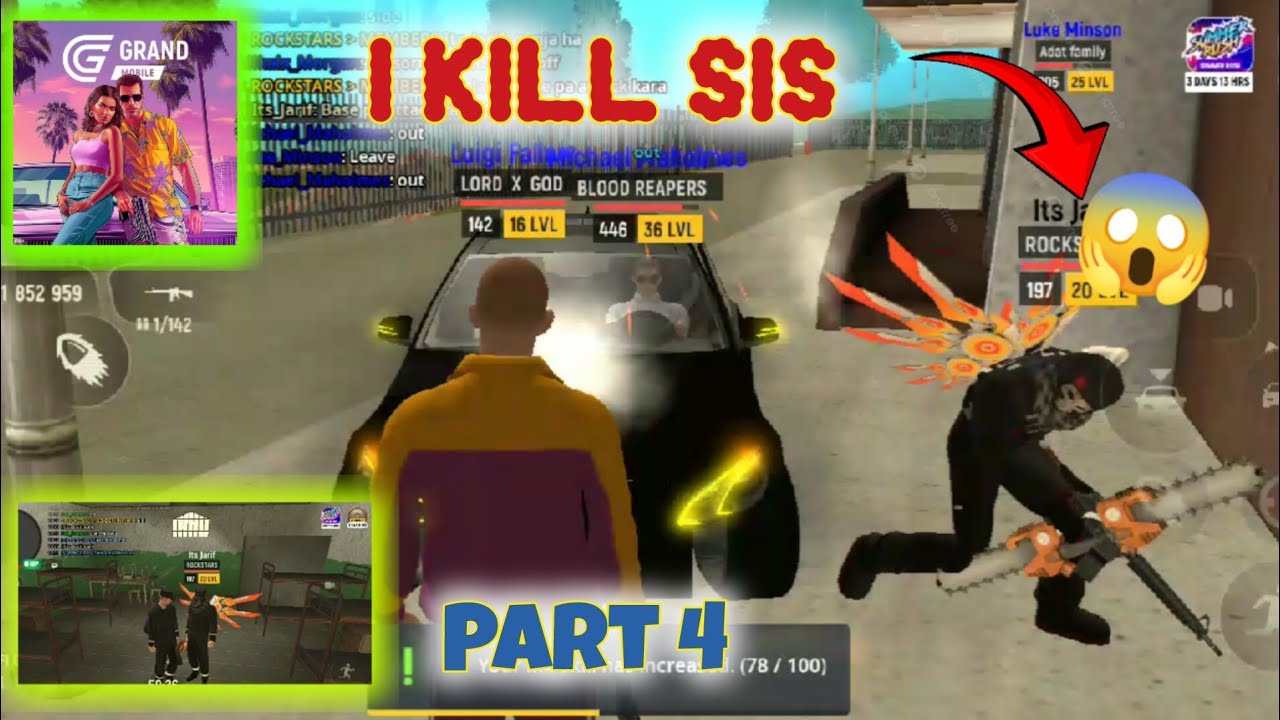 😱 I kill SIS NOOB agents Grand mobile rp life simulator #grandrp {Fafi Gamerz}