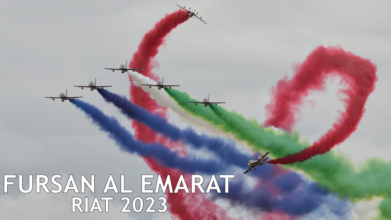 United Arab Emirates - Fursan Al Emarat display team - RIAT 2023