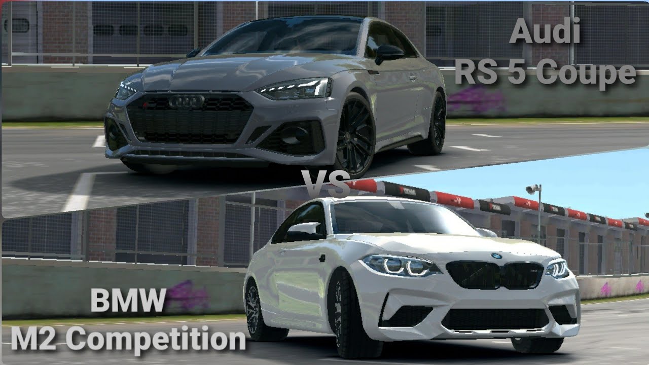 Real Racing 3: BMW M2 Competition vs Audi RS 5 Coupe Drag Race || Lap Time || Acceleration