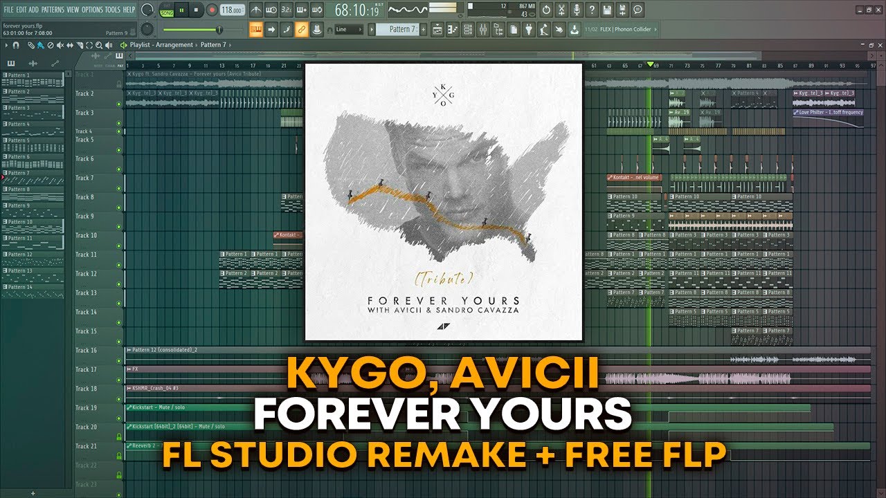 Kygo, Avicii - Forever Yours (Ft. Sandro Cavazza) [FL Studio Remake + FREE FLP]