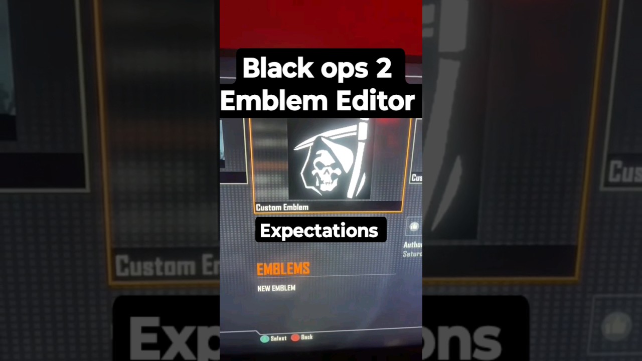 Call of duty BO2 Emblem Editor expectations vs reality #gaming #cod #trending #memes