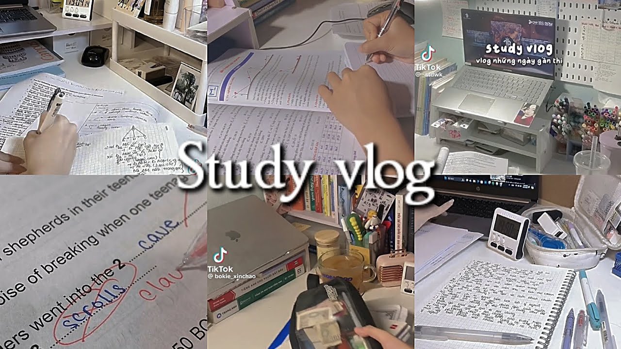 Study vlog| Tổng hợp những video học bài trên tik tok ✨ #study #youtube #viral