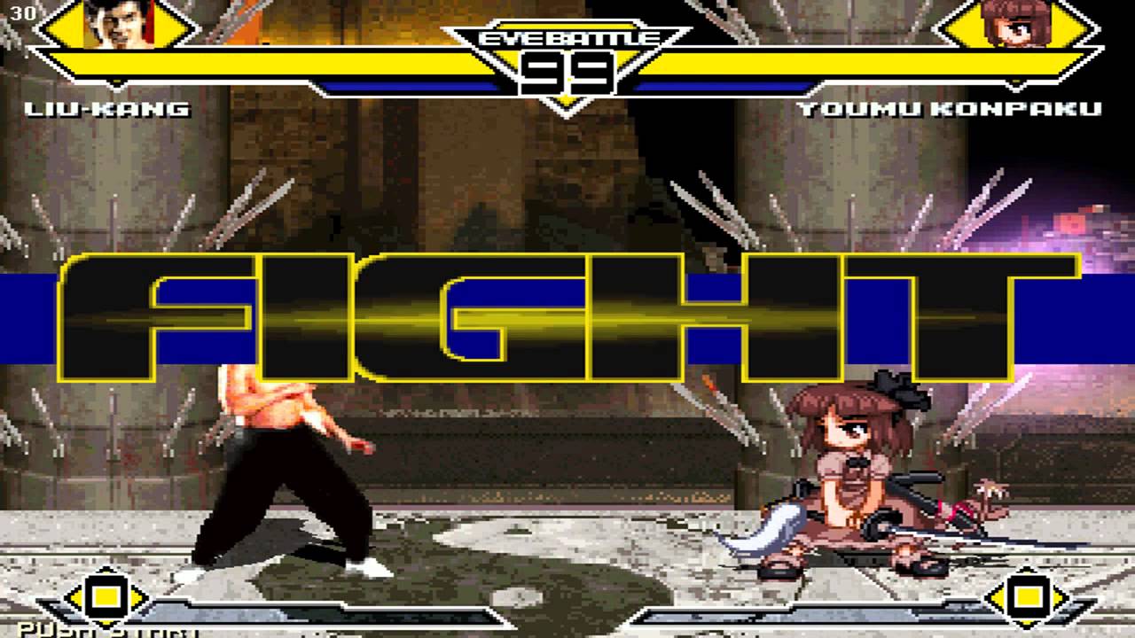 SS MUGEN Arcade Runs - MK1 Liu Kang playthrough