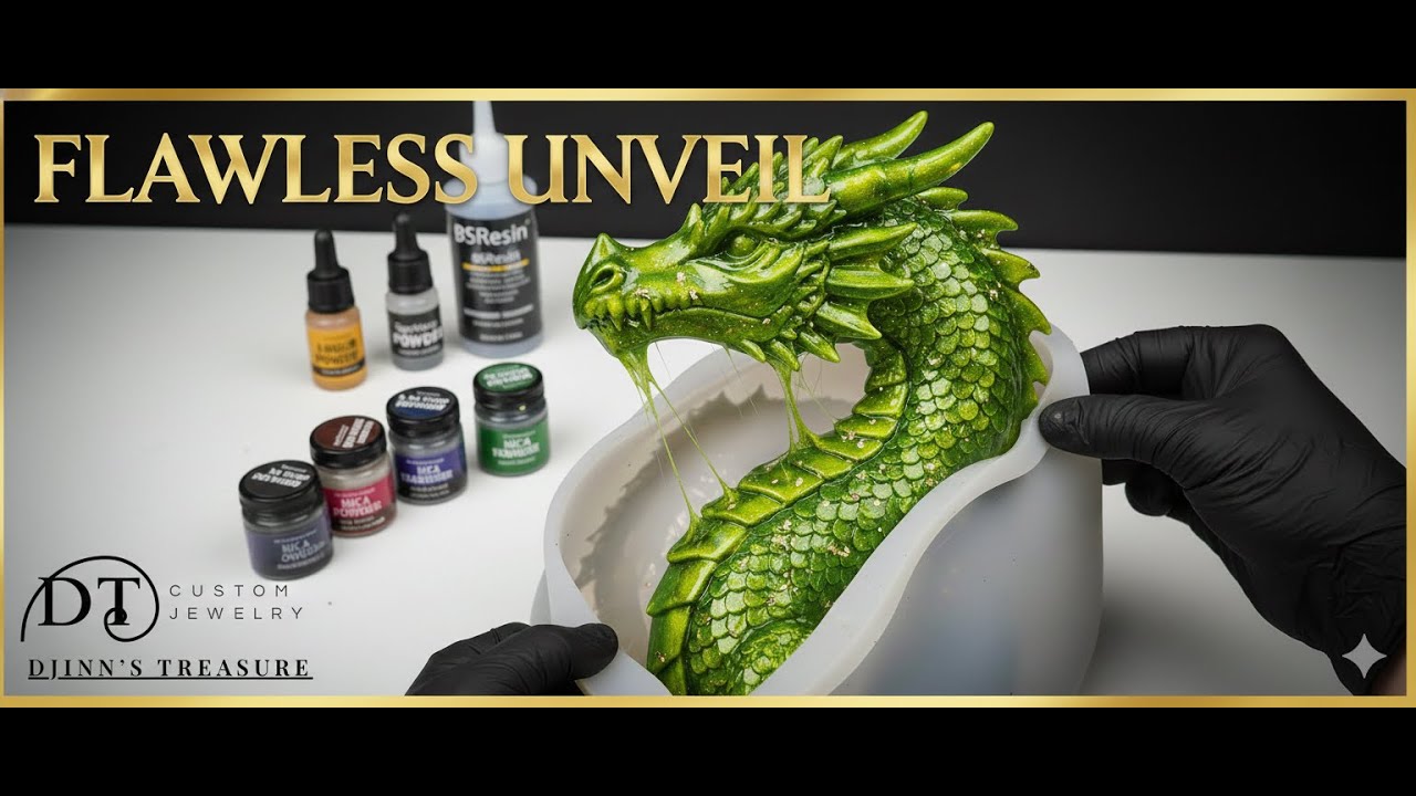 Развенчание мифа: процесс заливки смолы BSResin Dragon и процесс ее обработки.