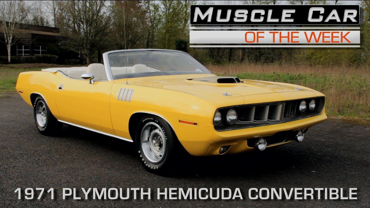 1971 Plymouth Hemicuda Convertible: Muscle Car Of The Week Episode 209
