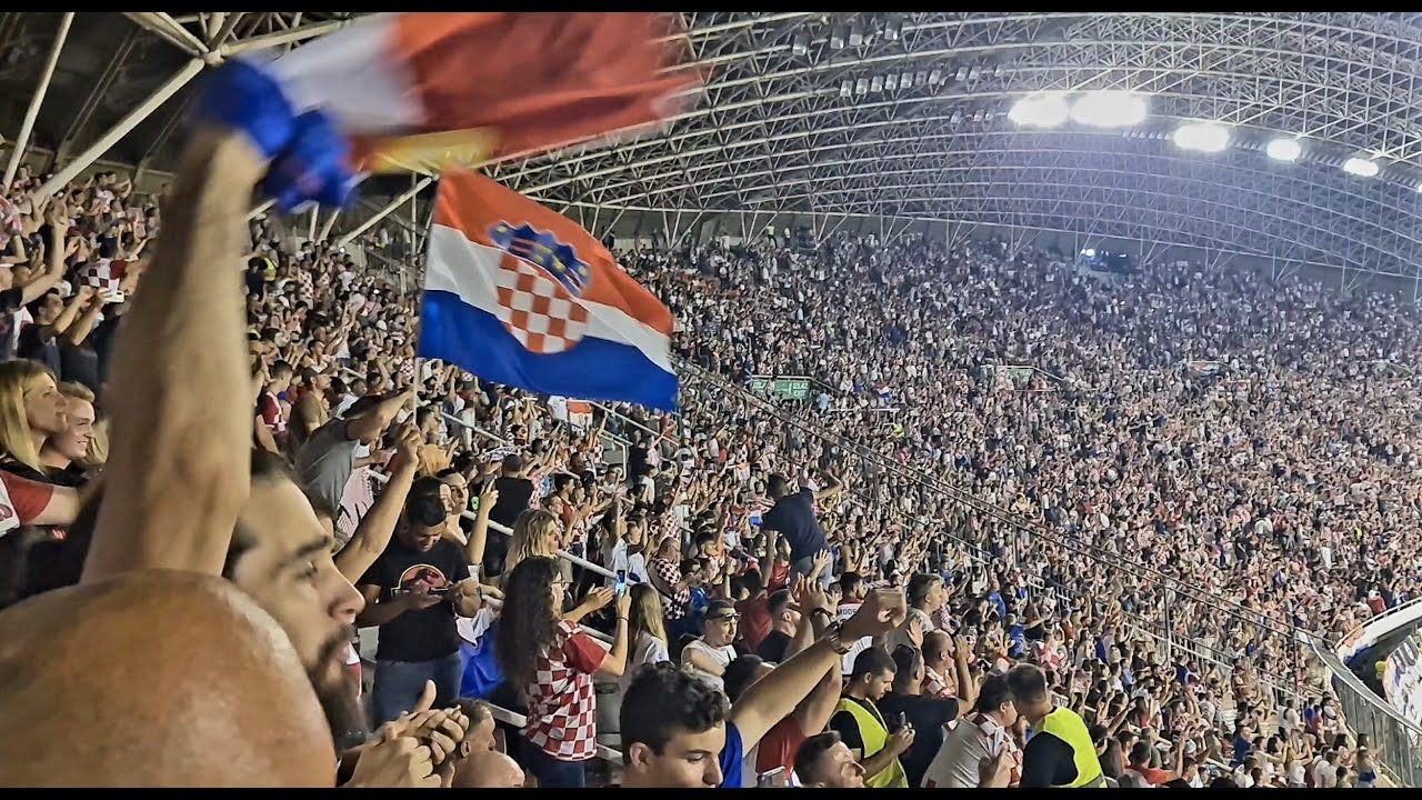 Hrvatska - Francuska - vrhunska atmosfera na Poljudu pred utakmicu!