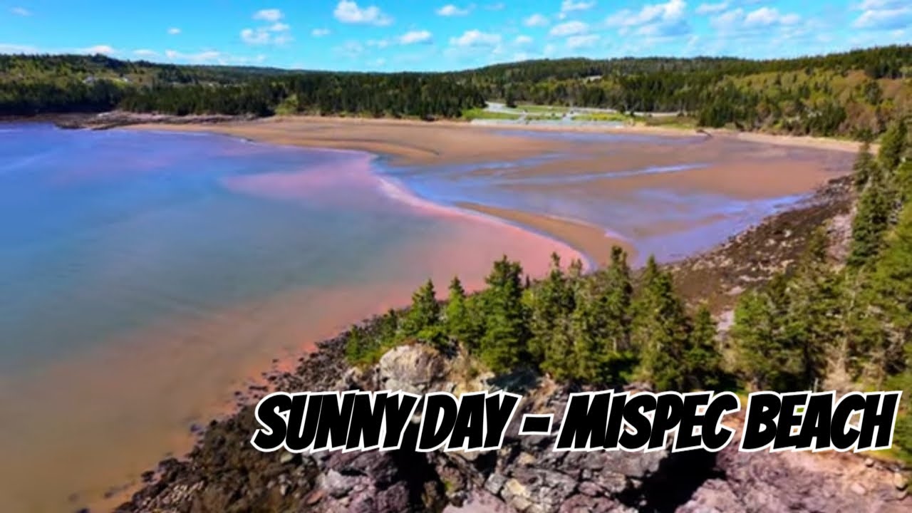 Beautiful Sunny Day at Mispec Beach in Saint John, NB